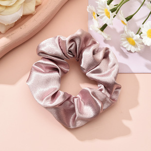 Cross-border hot selling European and American Korean large intestine hair ring senior temperament solid color hair ring female hair rope hair accessories headdress wholesale