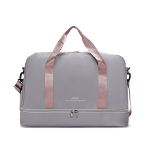 Wholesale New Large Capacity Storage travel bag independent shoe warehouse sports fitness bag short trip hanging trolley case