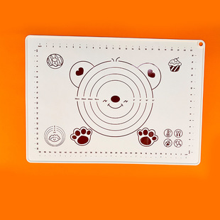 Thickened Liquid Platinum Silicone Noodles Mat Food Grade Square Solid Color Nipple Rolling Noodles Antibacterial Baking and Noodles Mat