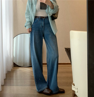 Spring is not late lyocell + regenerated cellulose + cotton! Any leg type French stick horn wide leg jeans collection