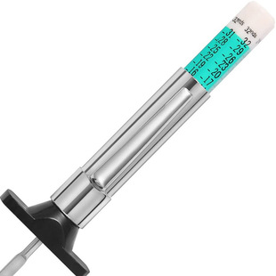 Plastic Tire Pattern Depth Ruler 0-25mm Depth Instrument Pattern Ruler Tire Pattern Pen PC-3624/5