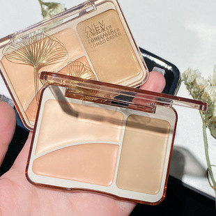 ZVEV highlight concealer acne marks spot cover repair loose powder beginner dark circles blending concealer plate wholesale