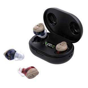 Cross-border elderly hearing aid invisible sound amplifier noise reduction sound collector hearing aids digital display charging warehouse