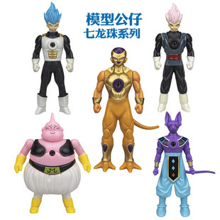 Foreign Trade Hot Dragon Ball Light Projection Model Pink Blue Pink Goku Vegeta Death Billus Model