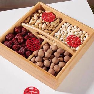 Box Snacks Nut Box Candy Ornaments Melon Sseeds High-end Engagement Early Childbirth Dried Fruit Dried Fruit Plate Storage Box Living Room