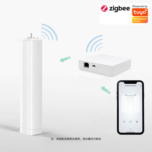 Graffiti zigbee electric curtain track remote control automatic opening and closing curtain hotel home support small love classmate control