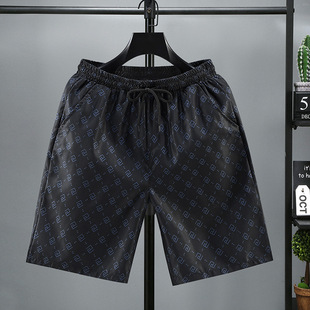 New Arrival Shorts Men's Summer Trendy Brand Loose Straight Casual Half-length Pants Trendy and Handsome Outer-Wearing Printed Mid-length Pants for Men