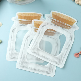 Сумка для бутылки Mason Сумка для еды Shaped Матовая сумка для выпечки Консервированные фрукты Сумка для упаковки сухих хлопьев Сумка для отдыха Нештапельная сумка для пищевых продуктов