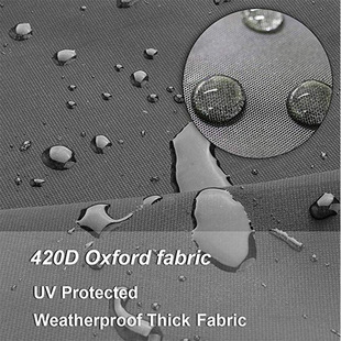 Cross-border 210D 420D Oxford cloth outdoor furniture cover garden waterproof cover courtyard table and chair combination dust cover