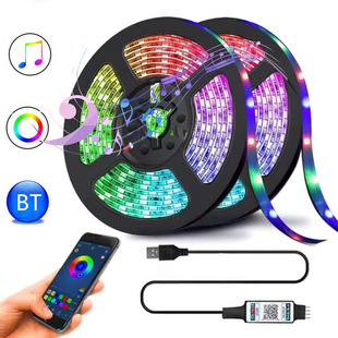 5 В светодиодный светильник с костюмом RGB 5050 низкое напряжение USB Телевизор фоновый свет атмосферный свет Bluetooth музыка светодиодная световая панель