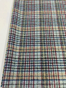 Woolen tweed in stock small plaid coat clothing/shoes and hats/luggage fabric Shaoxing supply
