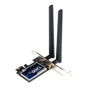 Новый 1200M WIFI5 Беспроводная сетевая карта 4.0 Bluetooth 5G двухдиапазонный настольный встроенный ресивер PCIE WIFI