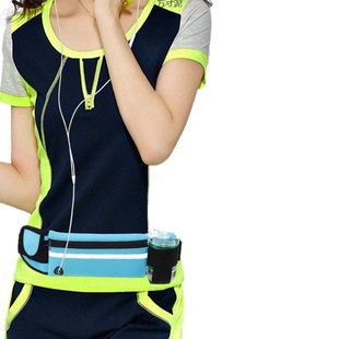 Running Sports Waist Bag High Elastic Invisible Mobile Phone Bag Men's and Women's Multifunctional Water Bottle Bag Marathon Fitness Equipment