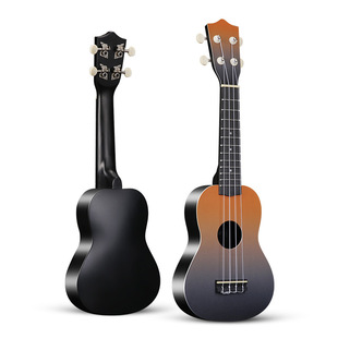 21 inch ukulele cartoon gradient ukulele can play small guitar beginner musical instrument factory wholesale