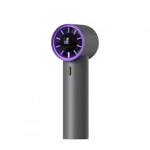 Smart Digital Display Handheld Fan Outdoor Mini Portable USB Charging High Speed Fan LED Digital Display Long Life Fan