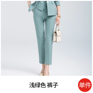 2024 new women's long sleeve professional suit pants formal suit overalls women's business attire pants a generation of hair