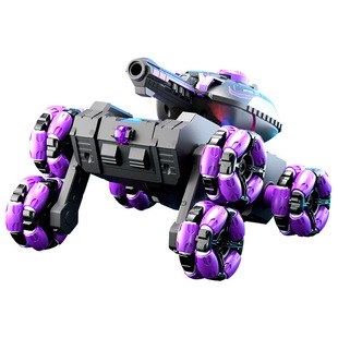 Cross-border remote control tank six-wheel stunt car gesture induction deformation swing arm climbing cross-country remote control car children's toys