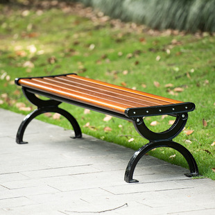 Aluminum Alloy Park Chair Outdoor Bench Bench Outdoor Cast Aluminum Leisure Backrest Garden Courtyard Long Chair Seat