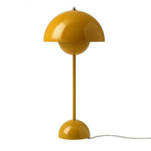 Cross-border desk lamp Danish designer Nordic modern study creative mushroom bud wedding bedroom bedside decorative lamp