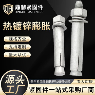 Supply hot dip galvanized expansion M10 photovoltaic hot dip galvanized expansion screws hot dip galvanized expansion bolts pull screws