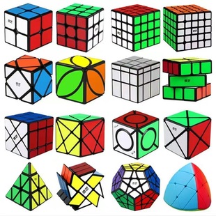 Кубик Qiyi Rubik's третьего уровня, четвертый уровень, кубик Рубика в форме пятого уровня, трансграничный конкурс горячих продаж, гладкие Развивающие детские игрушки оптом