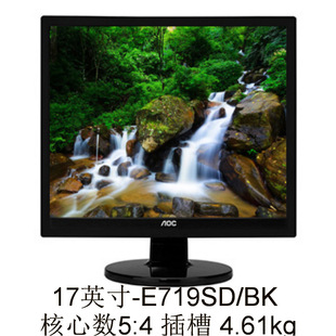 Display (1) E719SD/BK 17-inch TN bargaining and invoicing