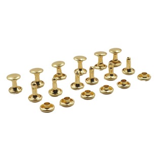 Pure copper rivet double-sided rivet brass round face nail key bag belt accessories leather luggage hardware wholesale