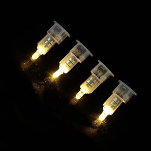 Mini LED Light Colorful Light Ball Light Yellow Light Flash Light Small Ball Light Plastic Doll Toy Accessories
