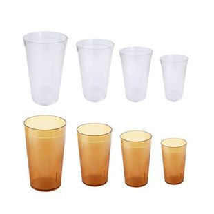 Plastic water Cup PC acrylic frosted transparent drop-resistant high temperature resistant buffet tea restaurant KTV bar tea cup commercial use
