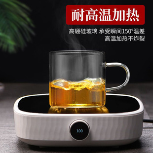Thickened Big Penguin Glass Pot with Lid Three-piece Cup Transparent Filter Kettle Flower Tea Pot Kung Fu Tea Set