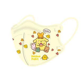 Parchia Dog Children's 4D Three-dimensional Library Lomi Cartoon Cute Sanrio Student Baby Four-layer Protective Mask