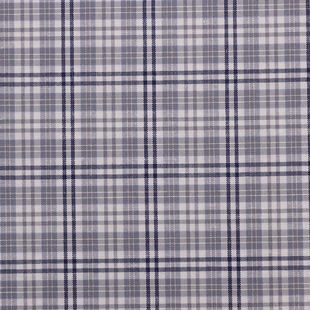 Factory Ready-Made Direct Sales Polyester-Cotton Yarn-Dyed Plaid Fabric 120g Flap Pocket Pants Fabric Vertical Strip Plaid Shirt Fabric