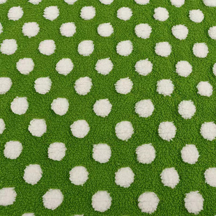Shu Cotton Velvet Polka Dot Jacquard Christmas Plush Fabric Autumn and Winter Home Clothing Luggage Shoes and Hats Home Textile Fabrics