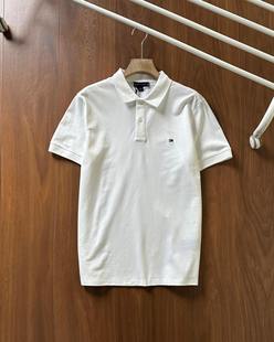 Foreign Trade Orders Summer Tommy Tommy Men's Washed Pearl Cotton Embroidery Casual Lapel Short Sleeve POLO Shirt T-Shirt