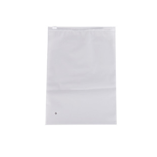 Factory direct supply cpe transparent frosted zipper bag self-sealing bag socks clothing packaging bag wholesale underwear