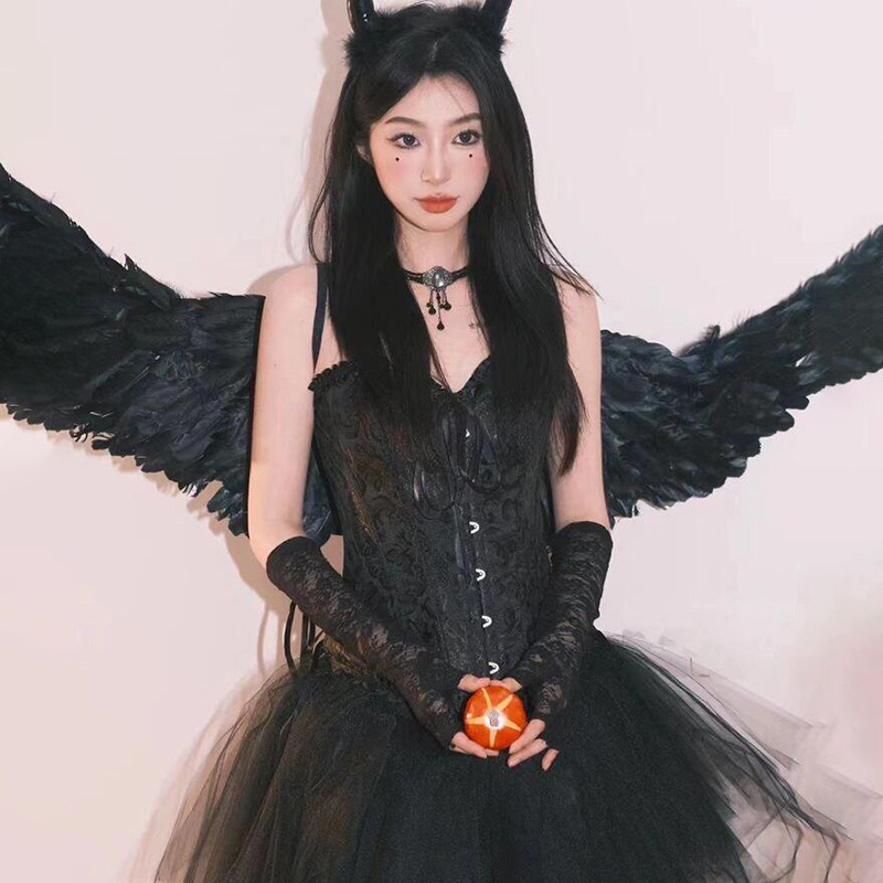 Cosplay Sexy Bunny Girl Bunny Costume Role-Playing Halloween Night Party Little Devil Angel Cos Costume