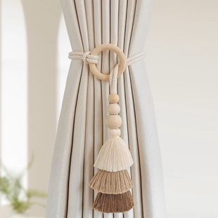 Simple Curtain Strap Adjustable Tassel Strap Curtain Buckle Strap Ornament Gauze Curtain Storage Strap Curtain Buckle