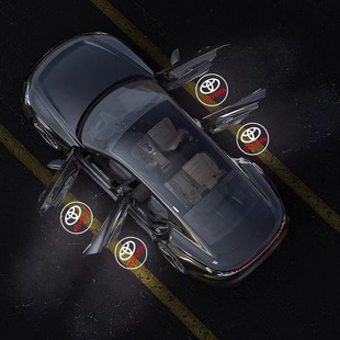 Подходит для 03-09 Toyota Prado двери приветственный свет ультра HD не выцветает LC120 старая властная проекция