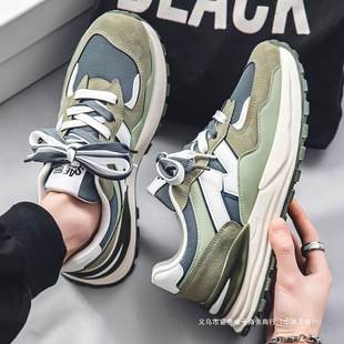 Men's Shoes 2025 New Spring Trendy Forrest Gump Running Shoes Breathable Work Height Increase All-match Casual Labor Protection sneaker