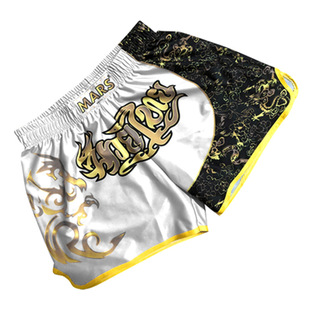 Muay Thai shorts fight pants UFC Thailand Boxing pants sports fighting Sanda training special shorts head MMA printing