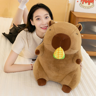 Cross-border new kapibala avocado capybara doll plush carrot capybara doll wholesale