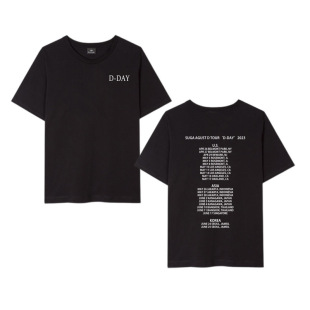 Amazon Women's Spring and Summer SUGA Agust D TOUR Korean Short-sleeved Cotton T Loose Top kpop
