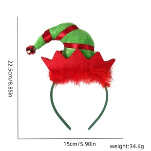Christmas Headwear Christmas Hair Band Children Adult Cute Decorative Hair Card Glow Jewelry Elk Horn Headband Hair Accessories