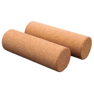 Cork yoga column foam shaft home fitness muscle relaxation non-chip solid wood shaft massage auxiliary sports roller