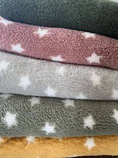 2022 new Shu cotton velvet Star Blanket series velvet fabric new autumn and winter home clothing fabric