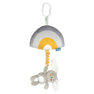 New Star Clouds Rainbow Bell Bed Hanging Cartoon Animal Music Box Car Hanging Baby Music Toy