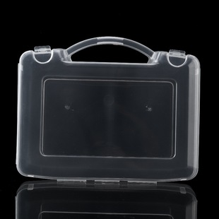 Large Double Buckle Storage Transparent Portable Plastic Box Hardware Tools Mask Performance Supplies Clothing Portable Storage Box