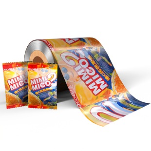 Food packaging composite roll film plastic aluminized aluminum foil automatic packaging machine candy snacks biscuits potato chips roll film