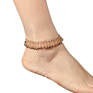 European and American Popular Export Cross-border Jewelry Retro Ethnic Style Beach Casual Street Photography Personalized Bell Tassel Anklet for Women