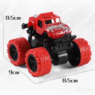 Children's Four-wheel Drive Inertia Off-road Vehicle Stunt Toy Car Model Anti-fall and Play-resistant Boy Monster Shock-proof Climbing Car
